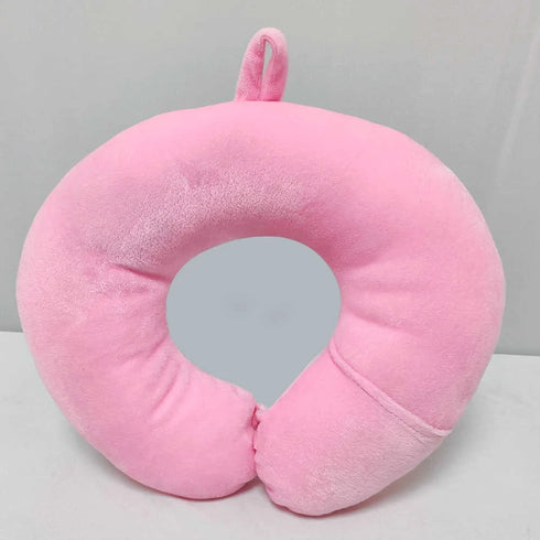 Personalised Unicorn Drawstring Bag with Neck Pillow Combo for Kids